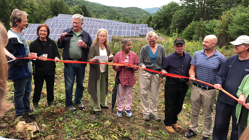 Thetford Strafford Community Ribbon Cutting PV